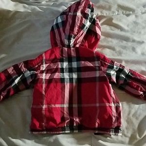 Burberry infant reversible jacket authentic
